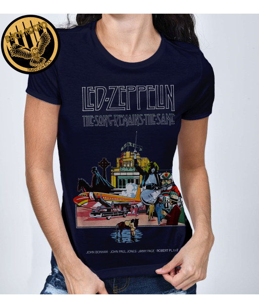 Camiseta Led Zeppelin Mujer Vintage
