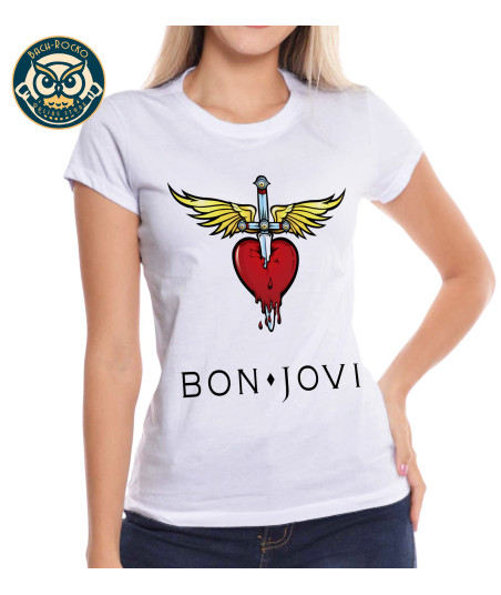 Camiseta Bon Jovi mujer
