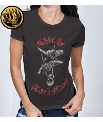 Camiseta Mujer Black Metal